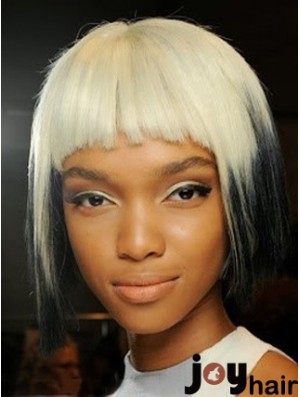 Cheapest 10 inch Chin Length Straight Wigs For Black Women